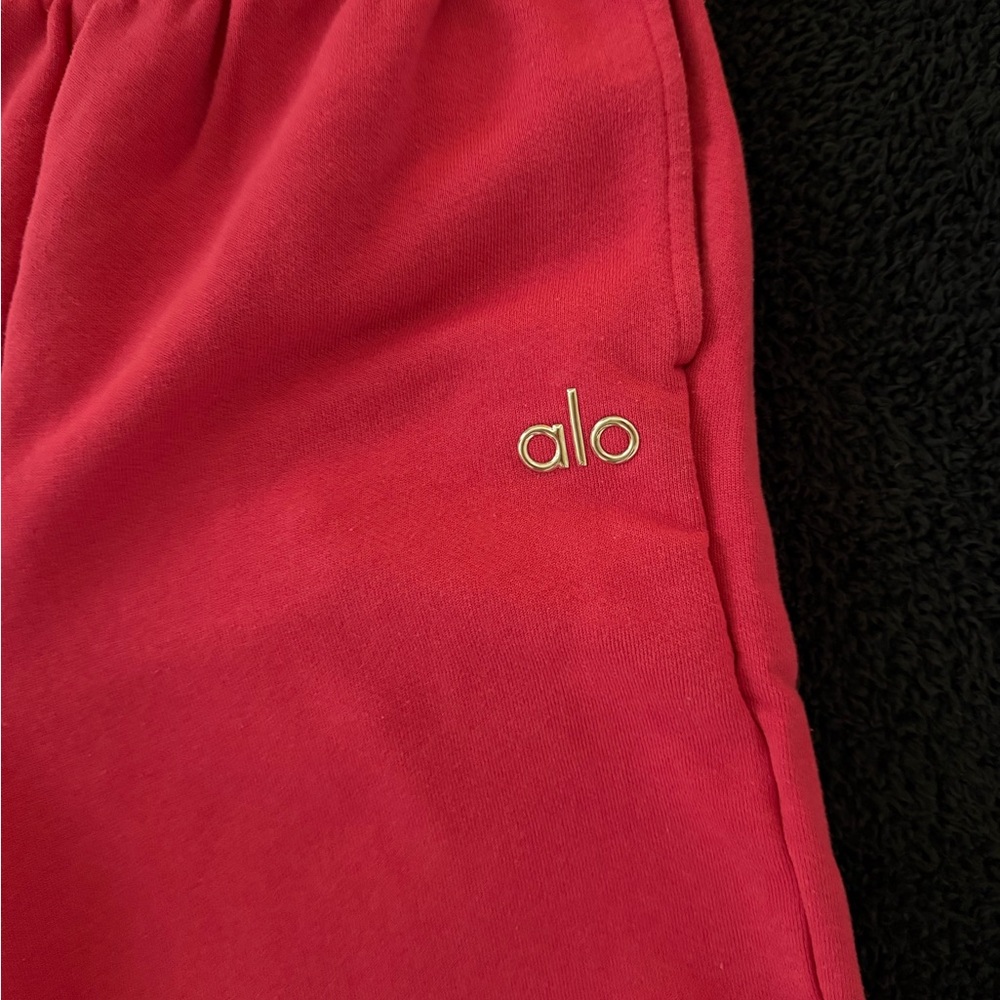 ALO Yoga Bright Pink Jogger Sweatpants - Picture 2 of 5